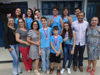 Alunos contemplados com medalhas pela participação no concurso de poesias da ALAB