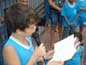 Aluno do 3º ano (2ª Série), faz homenagem com uma poesia a todos os pais.