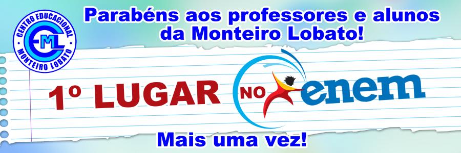 1º LUGAR NO ENEM 2019! MAIS UMA VEZ!