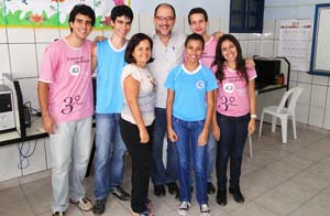 Alunos aprovados em 6º lugar no DNA 2012
