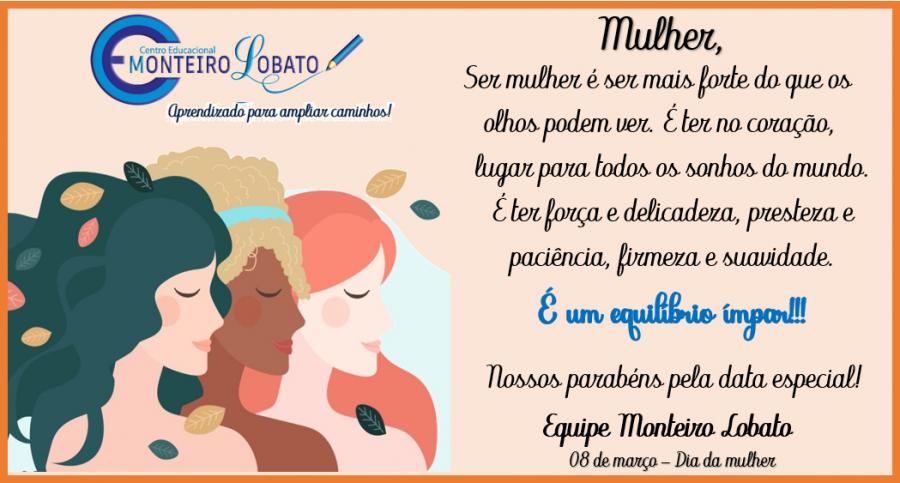 Nossos parabéns pela data especial, MULHERES!!!