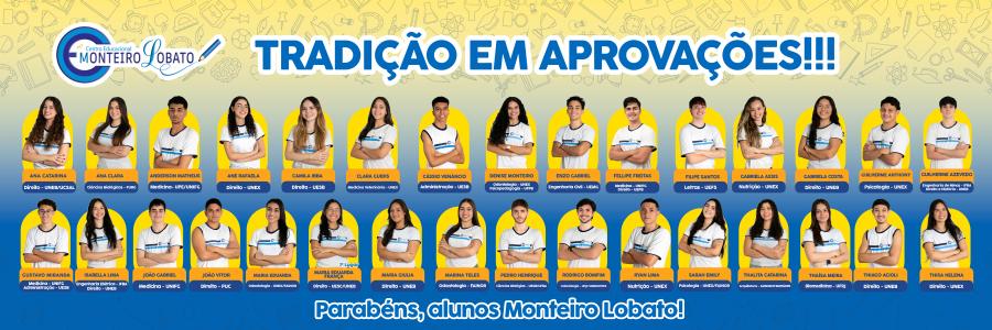 APROVADOS NO VESTIBULAR 2026