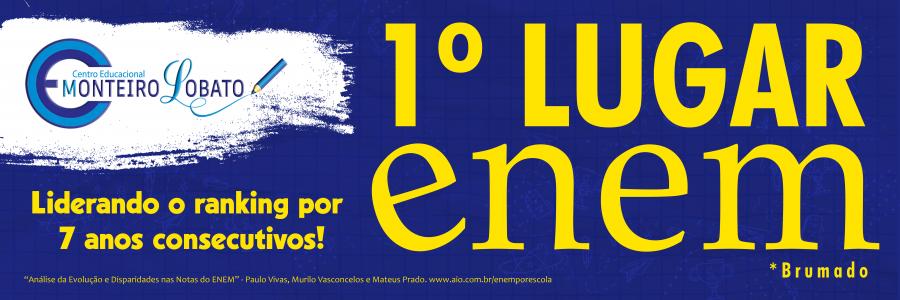 1º LUGAR NO ENEM 2022 - Liderando o ranking por 7 anos consecutivos